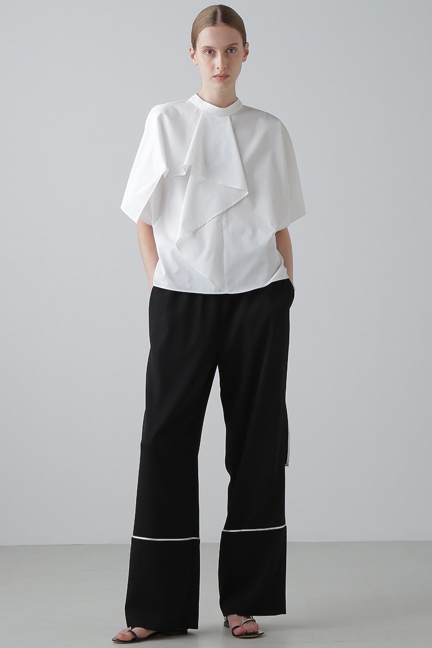 【アドーア/ADORE】のストレッチダブルクロスパンツ 人気、トレンドファッション・服の通販 founy(ファニー) 　ファッション　Fashion　レディースファッション　Fashion for Women　パンツ　Pants & Trousers　コンパクト　Compact, Small Size　ストレート　Straight, Straight Cut　セットアップ　Set-Up, Coordinated Outfit　ツイル　Twist, Twisted Detail　エレガント 上品　Elegant　新作・新入荷　New Arrivals / New In　other-2|ID: prp329100004610709 ipo3291000000032989877
