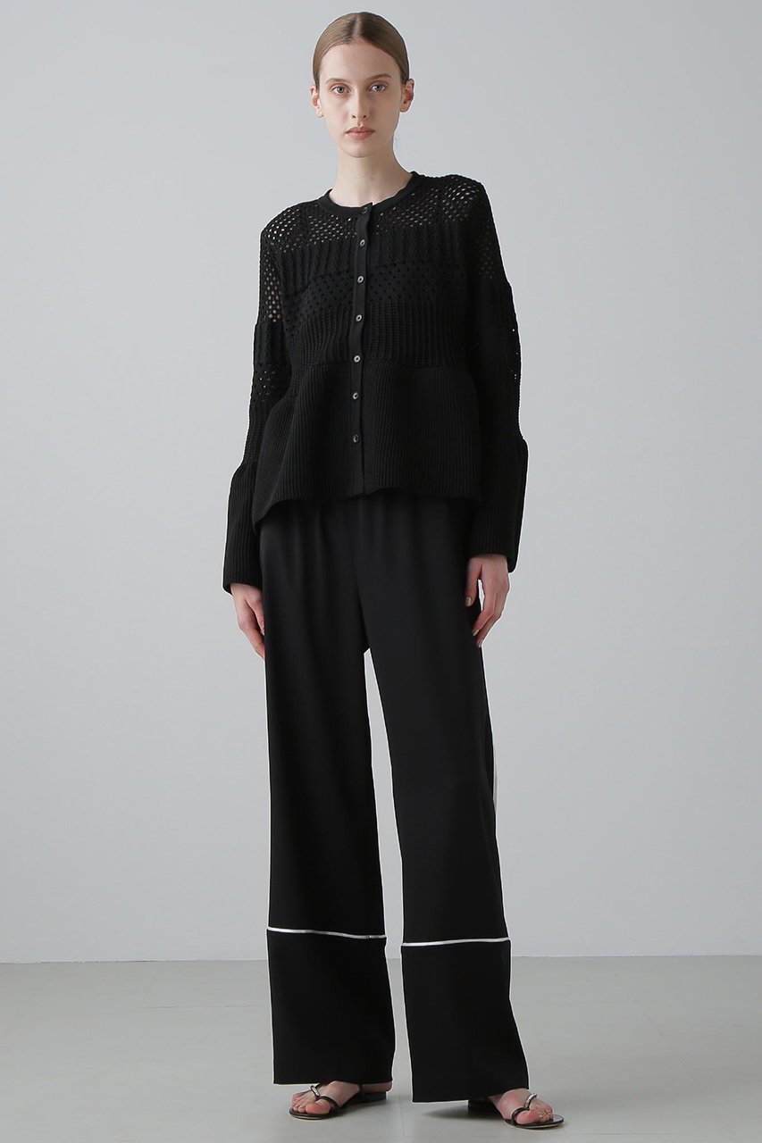 【アドーア/ADORE】のストレッチダブルクロスパンツ 人気、トレンドファッション・服の通販 founy(ファニー) 　ファッション　Fashion　レディースファッション　Fashion for Women　パンツ　Pants & Trousers　コンパクト　Compact, Small Size　ストレート　Straight, Straight Cut　セットアップ　Set-Up, Coordinated Outfit　ツイル　Twist, Twisted Detail　エレガント 上品　Elegant　新作・新入荷　New Arrivals / New In　other-3|ID: prp329100004610709 ipo3291000000032989878