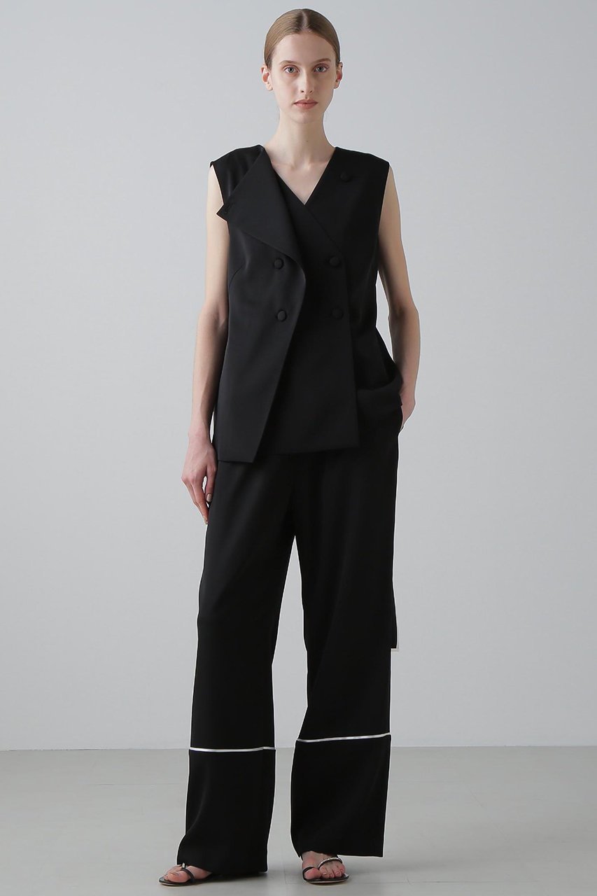 【アドーア/ADORE】のストレッチダブルクロスパンツ 人気、トレンドファッション・服の通販 founy(ファニー) 　ファッション　Fashion　レディースファッション　Fashion for Women　パンツ　Pants & Trousers　コンパクト　Compact, Small Size　ストレート　Straight, Straight Cut　セットアップ　Set-Up, Coordinated Outfit　ツイル　Twist, Twisted Detail　エレガント 上品　Elegant　other-4|ID: prp329100004610709 ipo3291000000035374217