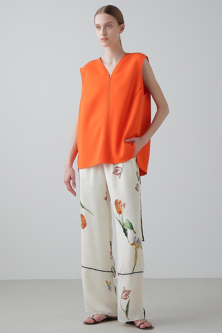 【アドーア/ADORE】のピクトリカルブックプリントパンツ 人気、トレンドファッション・服の通販 founy(ファニー) 　ファッション　Fashion　レディースファッション　Fashion for Women　パンツ　Pants & Trousers　おすすめ　Recommended / Our Picks　サテン　Satin, Glossy Fabric　ジャケット　Jacket, Outerwear　ストレート　Straight, Straight Cut　セットアップ　Set-Up, Coordinated Outfit　プリント　Print, Printed Pattern　再入荷　Restock / Back in Stock　other-3|ID: prp329100004610710 ipo3291000000035374238