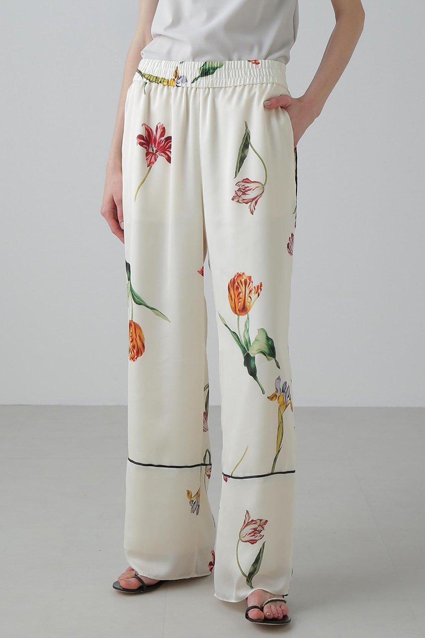 【アドーア/ADORE】のピクトリカルブックプリントパンツ 人気、トレンドファッション・服の通販 founy(ファニー) 　ファッション　Fashion　レディースファッション　Fashion for Women　パンツ　Pants & Trousers　おすすめ　Recommended / Our Picks　サテン　Satin, Glossy Fabric　ジャケット　Jacket, Outerwear　ストレート　Straight, Straight Cut　セットアップ　Set-Up, Coordinated Outfit　プリント　Print, Printed Pattern　再入荷　Restock / Back in Stock　other-4|ID: prp329100004610710 ipo3291000000035374241