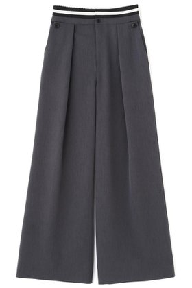 【アドーア/ADORE】 ドライタッチツイルパンツ人気、トレンドファッション・服の通販 founy(ファニー) ファッション Fashion レディースファッション Fashion for Women パンツ Pants & Trousers ツイル Twist, Twisted Detail ドレープ Drape, Draping Fabric ボーダー Border, Stripe ワイド Wide, Wide Fit エレガント 上品 Elegant 新作・新入荷 New Arrivals / New In |ID:prp329100004610711