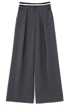【アドーア/ADORE】のドライタッチツイルパンツ 人気、トレンドファッション・服の通販 founy(ファニー) ファッション Fashion レディースファッション Fashion for Women パンツ Pants & Trousers ツイル Twist, Twisted Detail ドレープ Drape, Draping Fabric ボーダー Border, Stripe ワイド Wide, Wide Fit エレガント 上品 Elegant 新作・新入荷 New Arrivals / New In thumbnail グレー|ID: prp329100004610711 ipo3291000000032989894
