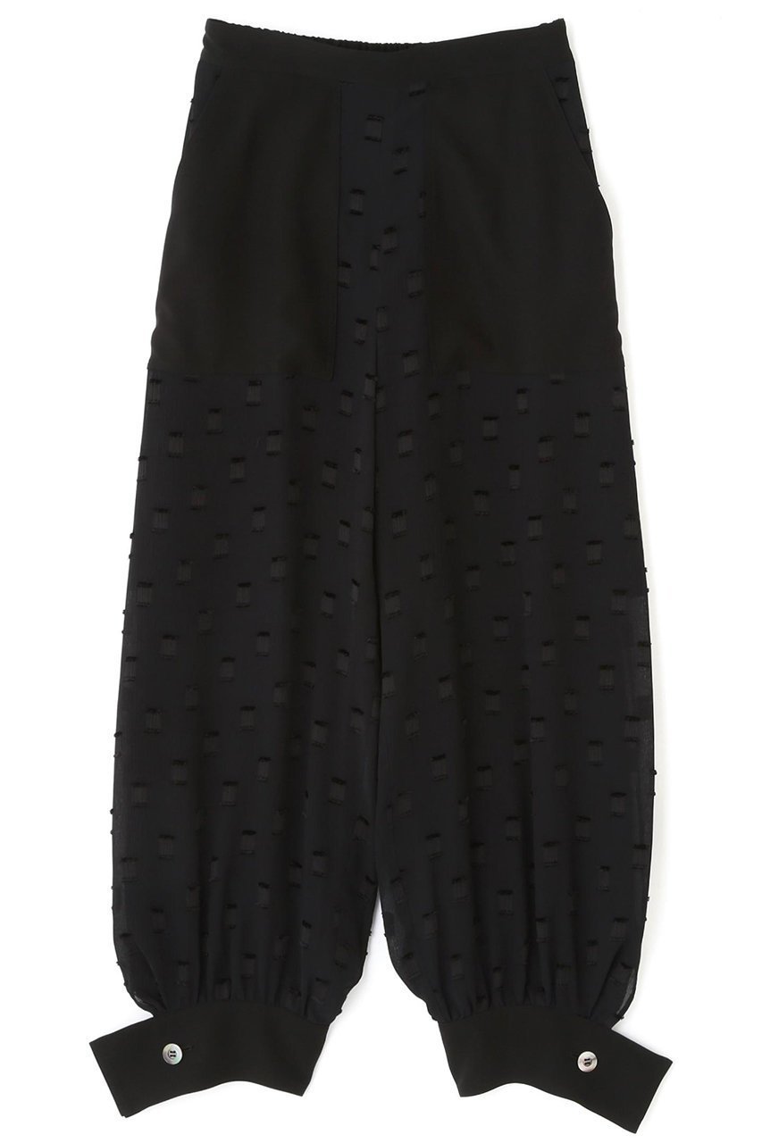 【アドーア/ADORE】のフィネストラジャガードパンツ インテリア・キッズ・メンズ・レディースファッション・服の通販 founy(ファニー) 　ファッション　Fashion　レディースファッション　Fashion for Women　パンツ　Pants & Trousers　ジャカード／ジャガード　Jacquard, Woven Pattern　セットアップ　Set-Up, Coordinated Outfit　ポケット　Pocket, Pocket Detail　モチーフ　Motif, Design Theme　ルーズ　Loose, Oversized　新作・新入荷　New Arrivals / New In　ブラック|ID: prp329100004610712 ipo3291000000032989902