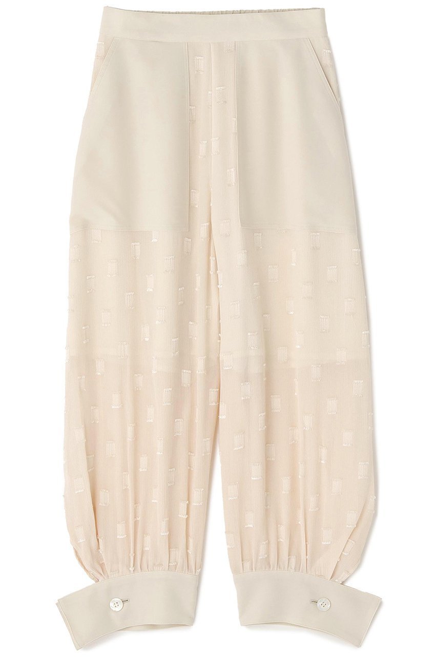 【アドーア/ADORE】のフィネストラジャガードパンツ インテリア・キッズ・メンズ・レディースファッション・服の通販 founy(ファニー) 　ファッション　Fashion　レディースファッション　Fashion for Women　パンツ　Pants & Trousers　ジャカード／ジャガード　Jacquard, Woven Pattern　セットアップ　Set-Up, Coordinated Outfit　ポケット　Pocket, Pocket Detail　モチーフ　Motif, Design Theme　ルーズ　Loose, Oversized　ホワイト|ID: prp329100004610712 ipo3291000000034695447