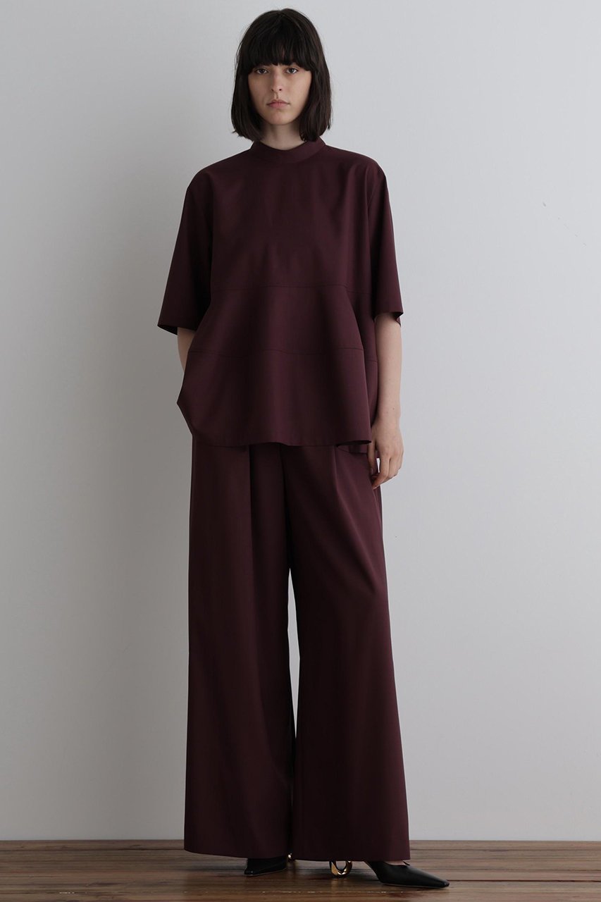 【ル フィル/LE PHIL】のドライウールサイドベンツパンツ 人気、トレンドファッション・服の通販 founy(ファニー) 　ファッション　Fashion　レディースファッション　Fashion for Women　パンツ　Pants & Trousers　おすすめ　Recommended / Our Picks　ギャザー　Gathered, Ruffled　スリット　Slit, Slit Detail　セットアップ　Set-Up, Coordinated Outfit　ドレープ　Drape, Draping Fabric　ミックス　Mix, Mixed Style　ロング　Long, Long-Length　ワイド　Wide, Wide Fit　夏　Summer　新作・新入荷　New Arrivals / New In　other-2|ID: prp329100004610716 ipo3291000000032989939