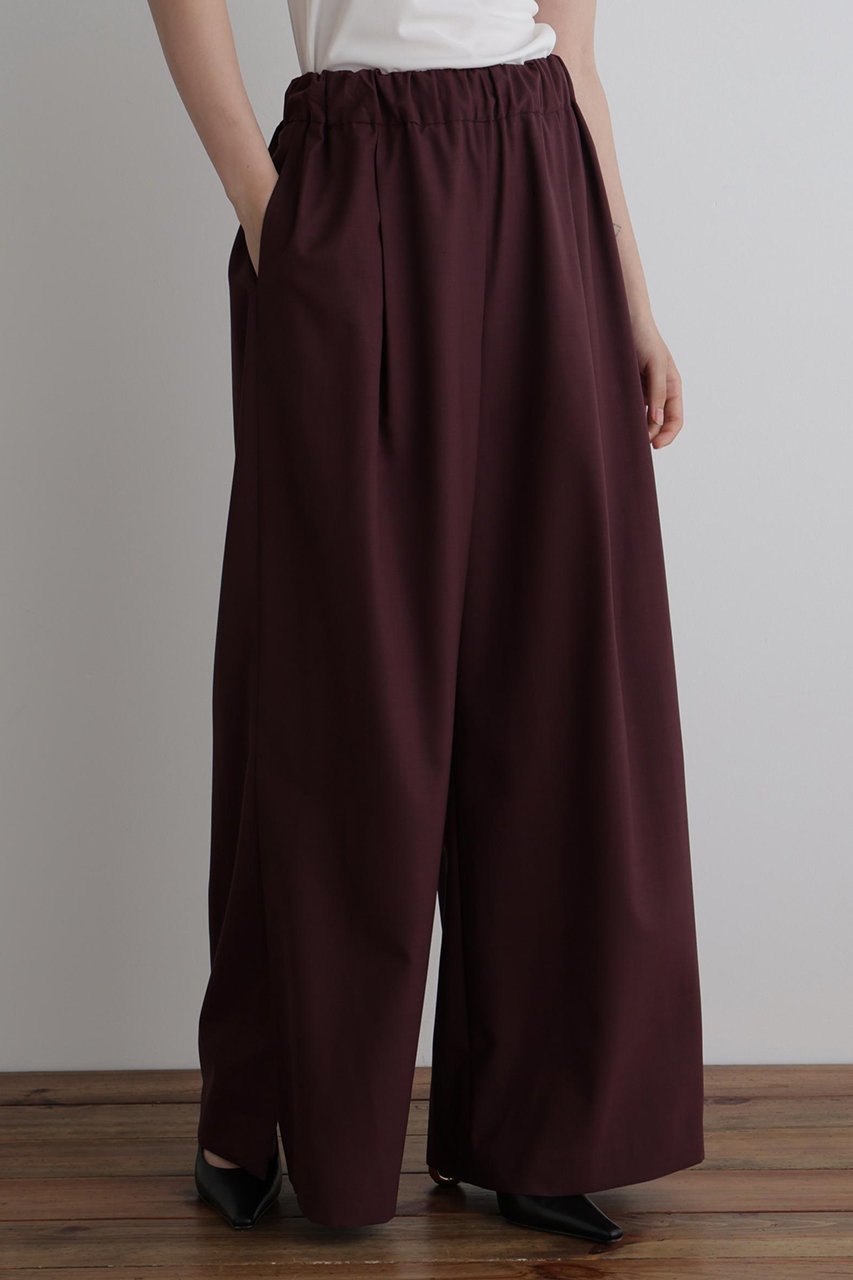 【ル フィル/LE PHIL】のドライウールサイドベンツパンツ 人気、トレンドファッション・服の通販 founy(ファニー) 　ファッション　Fashion　レディースファッション　Fashion for Women　パンツ　Pants & Trousers　おすすめ　Recommended / Our Picks　ギャザー　Gathered, Ruffled　スリット　Slit, Slit Detail　セットアップ　Set-Up, Coordinated Outfit　ドレープ　Drape, Draping Fabric　ミックス　Mix, Mixed Style　ロング　Long, Long-Length　ワイド　Wide, Wide Fit　夏　Summer　other-3|ID: prp329100004610716 ipo3291000000035374266