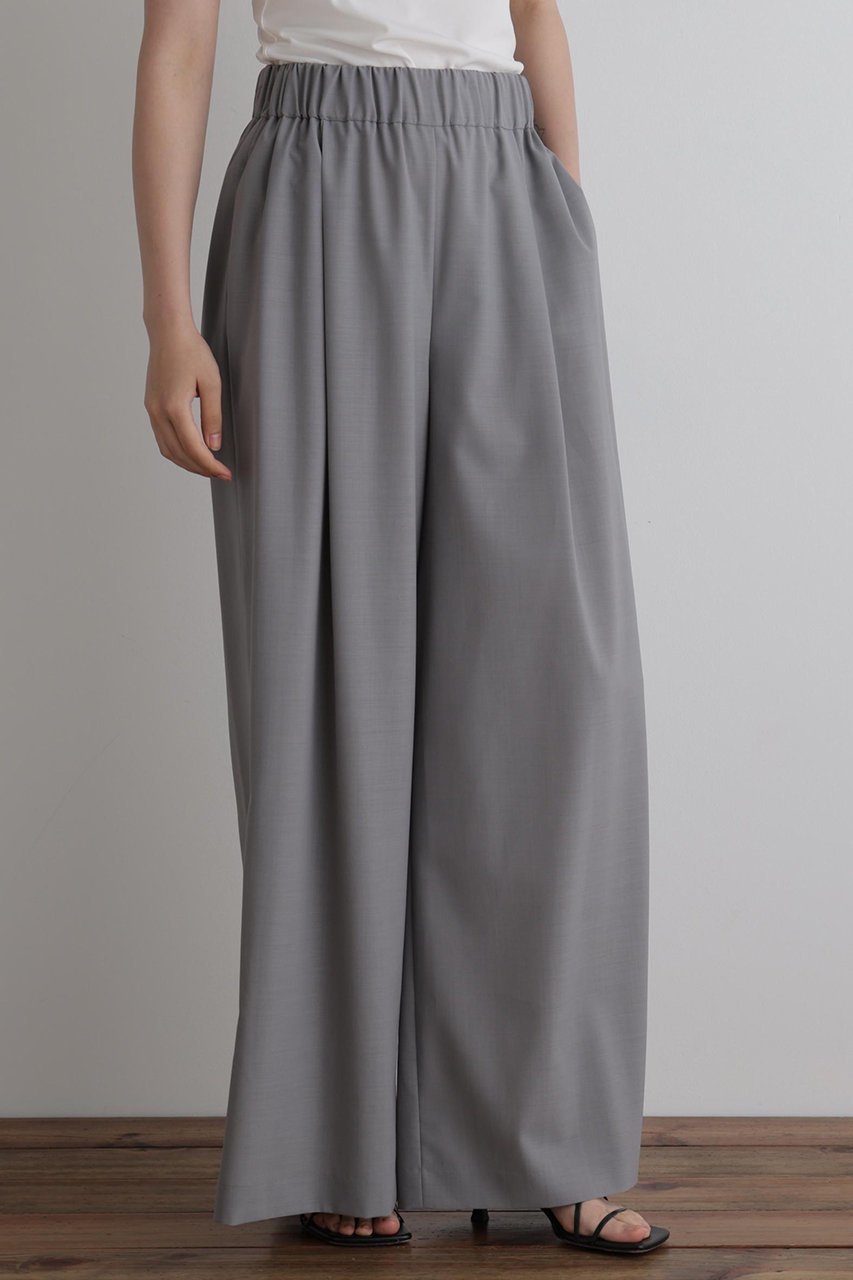 【ル フィル/LE PHIL】のドライウールサイドベンツパンツ 人気、トレンドファッション・服の通販 founy(ファニー) 　ファッション　Fashion　レディースファッション　Fashion for Women　パンツ　Pants & Trousers　おすすめ　Recommended / Our Picks　ギャザー　Gathered, Ruffled　スリット　Slit, Slit Detail　セットアップ　Set-Up, Coordinated Outfit　ドレープ　Drape, Draping Fabric　ミックス　Mix, Mixed Style　ロング　Long, Long-Length　ワイド　Wide, Wide Fit　夏　Summer　other-3|ID: prp329100004610716 ipo3291000000036424997