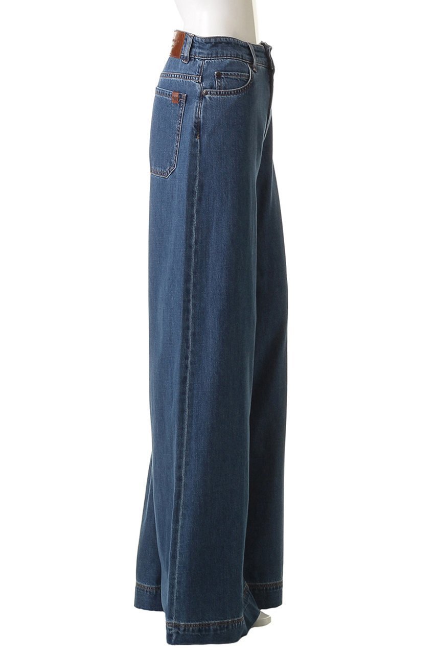 【マックスマーラ/Max Mara】の【Weekend Max Mara】VEGA デニムパンツ 人気、トレンドファッション・服の通販 founy(ファニー) 　ファッション　Fashion　レディースファッション　Fashion for Women　パンツ　Pants & Trousers　デニムパンツ・ジーンズ・美脚デニム　Denim Jeans & Pants　ストレート　Straight, Straight Cut　デニム　Denim, Jeans Material　パッチ　Patch, Appliqué　ルーズ　Loose, Oversized　ワイド　Wide, Wide Fit　other-3|ID: prp329100004610720 ipo3291000000036063033