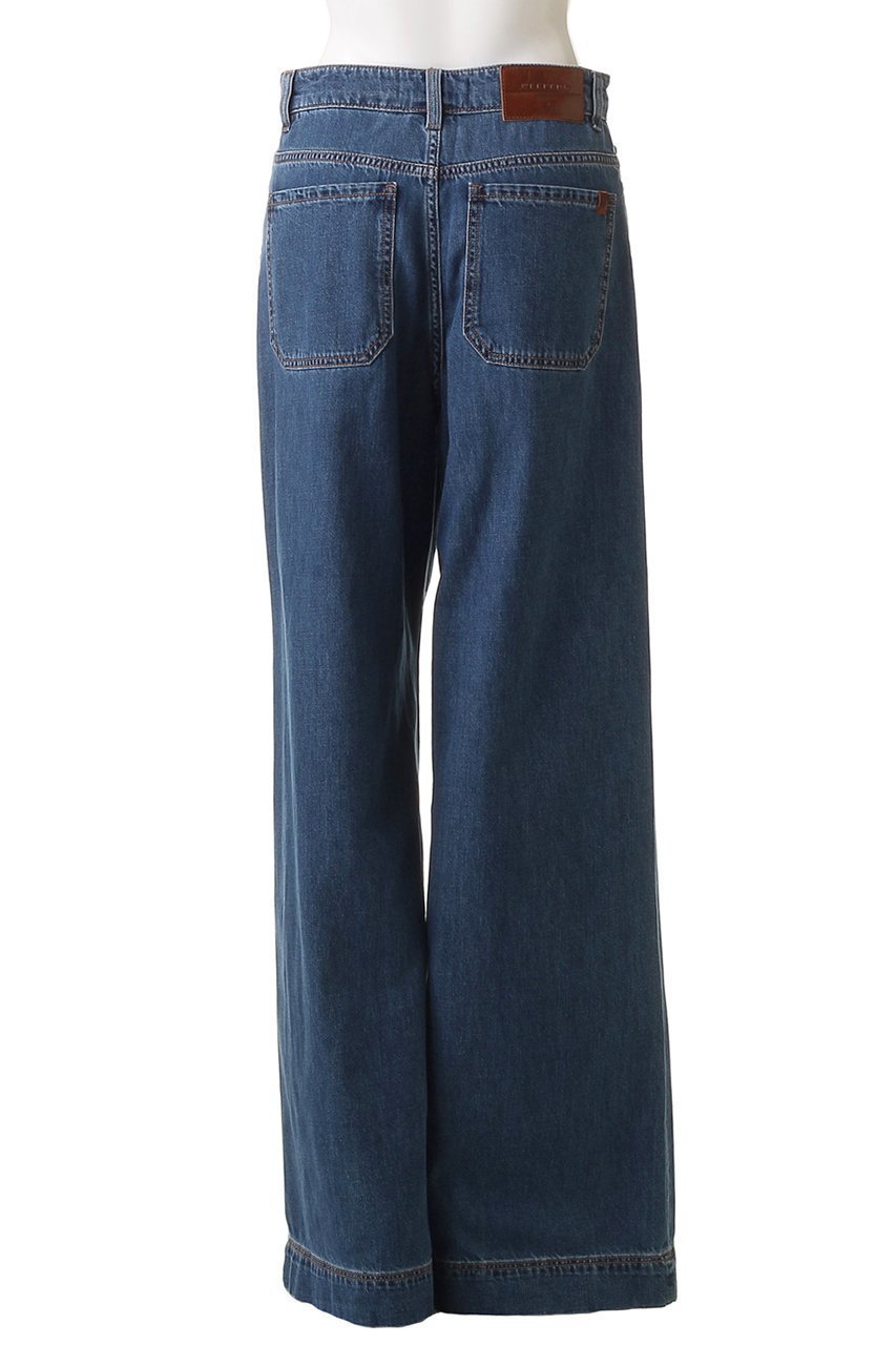 【マックスマーラ/Max Mara】の【Weekend Max Mara】VEGA デニムパンツ 人気、トレンドファッション・服の通販 founy(ファニー) 　ファッション　Fashion　レディースファッション　Fashion for Women　パンツ　Pants & Trousers　デニムパンツ・ジーンズ・美脚デニム　Denim Jeans & Pants　ストレート　Straight, Straight Cut　デニム　Denim, Jeans Material　パッチ　Patch, Appliqué　ルーズ　Loose, Oversized　ワイド　Wide, Wide Fit　other-4|ID: prp329100004610720 ipo3291000000036063034