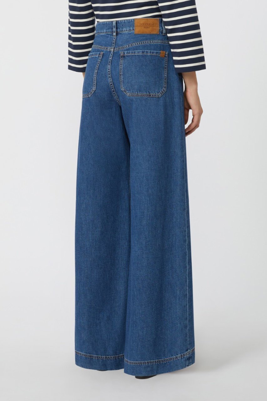 【マックスマーラ/Max Mara】の【Weekend Max Mara】VEGA デニムパンツ 人気、トレンドファッション・服の通販 founy(ファニー) 　ファッション　Fashion　レディースファッション　Fashion for Women　パンツ　Pants & Trousers　デニムパンツ・ジーンズ・美脚デニム　Denim Jeans & Pants　ストレート　Straight, Straight Cut　デニム　Denim, Jeans Material　パッチ　Patch, Appliqué　ルーズ　Loose, Oversized　ワイド　Wide, Wide Fit　other-7|ID: prp329100004610720 ipo3291000000036063038