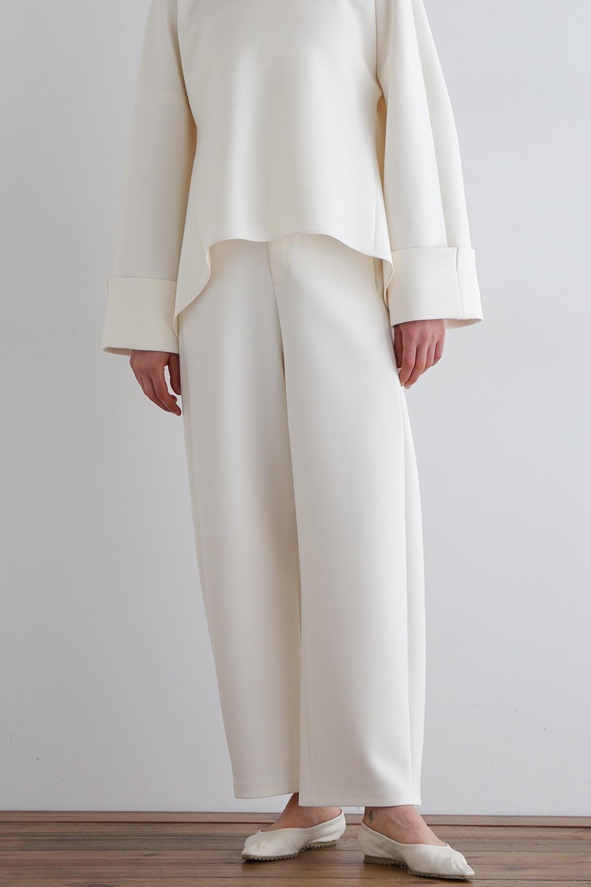【ル フィル/LE PHIL】のトリアセスキューバパンツ インテリア・キッズ・メンズ・レディースファッション・服の通販 founy(ファニー) 　ファッション　Fashion　レディースファッション　Fashion for Women　パンツ　Pants & Trousers　エレガント 上品　Elegant　カッティング　Cutting Detail　スタンダード　Standard, Basic　フォルム　Silhouette, Form　ポケット　Pocket, Pocket Detail　ホワイト|ID: prp329100004610722 ipo3291000000035470565