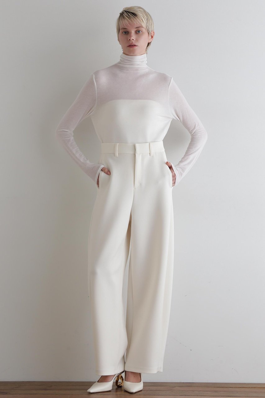 【ル フィル/LE PHIL】のトリアセスキューバパンツ 人気、トレンドファッション・服の通販 founy(ファニー) 　ファッション　Fashion　レディースファッション　Fashion for Women　パンツ　Pants & Trousers　エレガント 上品　Elegant　カッティング　Cutting Detail　スタンダード　Standard, Basic　フォルム　Silhouette, Form　ポケット　Pocket, Pocket Detail　other-3|ID: prp329100004610722 ipo3291000000035480645