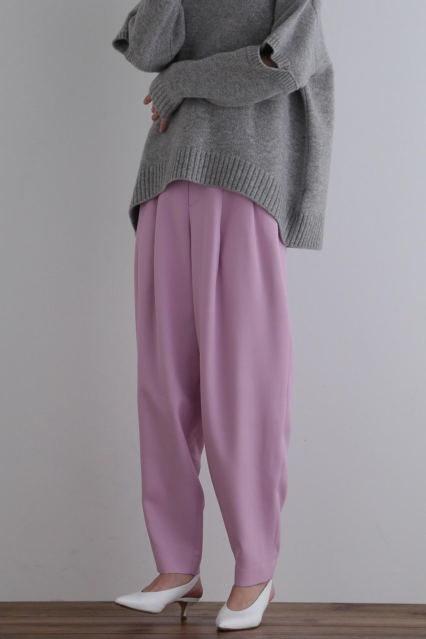 【ル フィル/LE PHIL】の《LE PHIL》ヴィスウールツイルバレルパンツ インテリア・キッズ・メンズ・レディースファッション・服の通販 founy(ファニー) ファッション Fashion レディースファッション Fashion for Women パンツ Pants & Trousers おすすめ Recommended / Our Picks コンパクト Compact, Small Size スタンダード Standard, Basic テーパード Tapered, Tapered Pants トレンド Trend, Trending Now ドレープ Drape, Draping Fabric リラックス Relax, Relaxed Fit ピンク|ID: prp329100004610725 ipo3291000000035470591