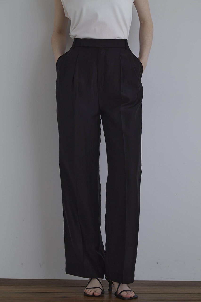 【ル フィル/LE PHIL】のシアーローンパンツ インテリア・キッズ・メンズ・レディースファッション・服の通販 founy(ファニー) 　ファッション　Fashion　レディースファッション　Fashion for Women　パンツ　Pants & Trousers　シアー　Sheer, See-Through　スタンダード　Standard, Basic　セットアップ　Set-Up, Coordinated Outfit　バランス　Balance, Style Balance　ワイド　Wide, Wide Fit　ブラック|ID: prp329100004610727 ipo3291000000035470611