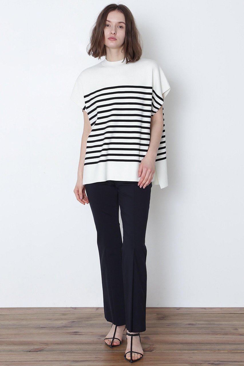 【ル フィル/LE PHIL】のハイストレッチタックフレアパンツ 人気、トレンドファッション・服の通販 founy(ファニー) 　ファッション　Fashion　レディースファッション　Fashion for Women　パンツ　Pants & Trousers　シンプル　Simple, Minimal　ストレッチ　Stretch, Stretchy Fabric　フレア　Flare, Flared　other-3|ID: prp329100004610728 ipo3291000000032990049