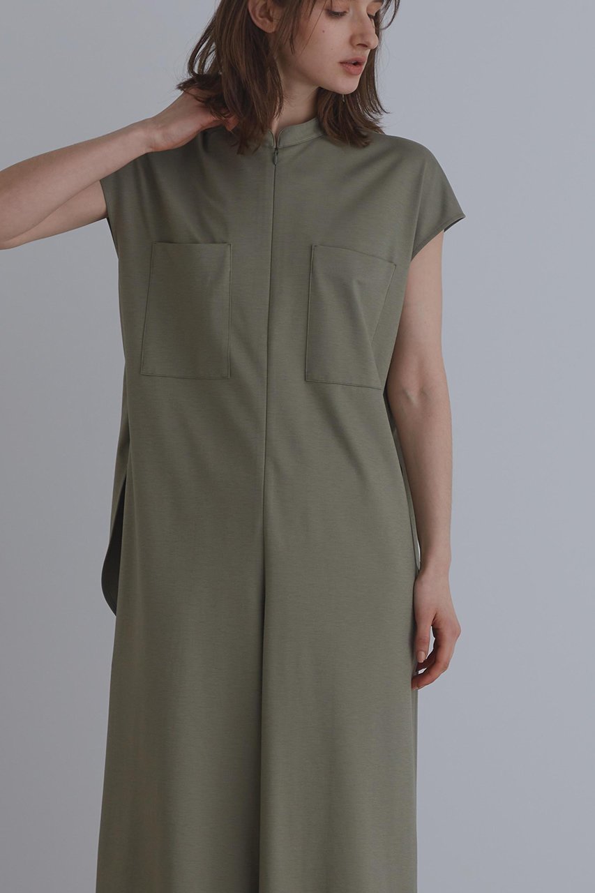 【ル フィル/LE PHIL】の《LE PHIL》ソフトポンチコンビネゾン 人気、トレンドファッション・服の通販 founy(ファニー) 　ファッション　Fashion　レディースファッション　Fashion for Women　パンツ　Pants & Trousers　コンビ　Combo, Combination Style　スタンダード　Standard, Basic　スタンド　Stand Collar, Upright Stand　ストレッチ　Stretch, Stretchy Fabric　スリット　Slit, Slit Detail　セパレート　Separate, Two-Piece　ボトム　Bottoms, Lower Wear　ワイド　Wide, Wide Fit　エレガント 上品　Elegant　other-5|ID: prp329100004610729 ipo3291000000035470653