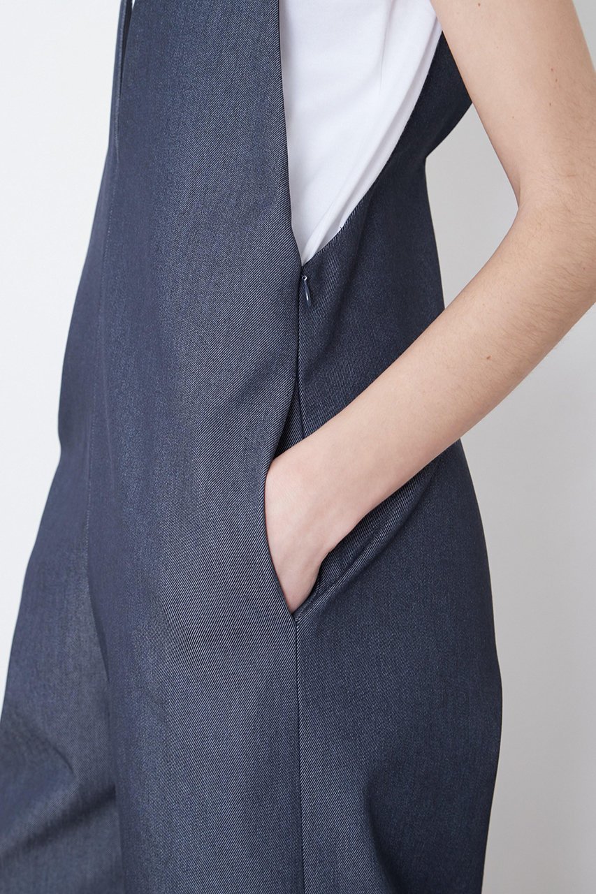 【ル フィル/LE PHIL】の《LE PHIL》ポリエステルデニムサロペット 人気、トレンドファッション・服の通販 founy(ファニー) 　ファッション　Fashion　レディースファッション　Fashion for Women　パンツ　Pants & Trousers　インナー　Innerwear　スタンダード　Standard, Basic　デニム　Denim, Jeans Material　ワイド　Wide, Wide Fit　other-7|ID: prp329100004610730 ipo3291000000035470664