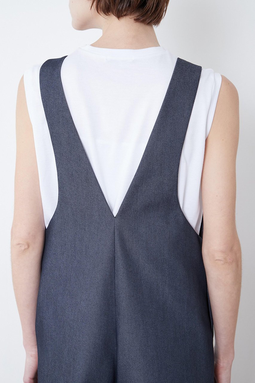 【ル フィル/LE PHIL】の《LE PHIL》ポリエステルデニムサロペット 人気、トレンドファッション・服の通販 founy(ファニー) 　ファッション　Fashion　レディースファッション　Fashion for Women　パンツ　Pants & Trousers　インナー　Innerwear　スタンダード　Standard, Basic　デニム　Denim, Jeans Material　ワイド　Wide, Wide Fit　other-8|ID: prp329100004610730 ipo3291000000035470665