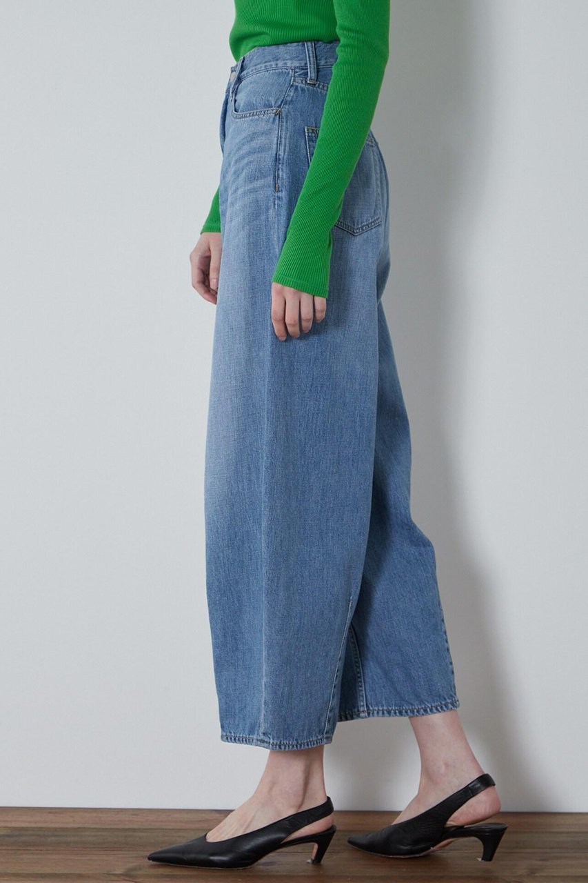 【ル フィル/LE PHIL】の《LE PHIL》ライトデニムバレルパンツ 人気、トレンドファッション・服の通販 founy(ファニー) 　ファッション　Fashion　レディースファッション　Fashion for Women　パンツ　Pants & Trousers　デニムパンツ・ジーンズ・美脚デニム　Denim Jeans & Pants　インディゴ　Indigo Denim　コンパクト　Compact, Small Size　スタンダード　Standard, Basic　デニム　Denim, Jeans Material　春　Spring　other-5|ID: prp329100004610731 ipo3291000000032990080