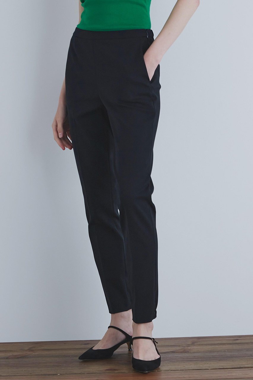 【ル フィル/LE PHIL】の《LE PHIL》ダブルクロスストレッチテーパードパンツ インテリア・キッズ・メンズ・レディースファッション・服の通販 founy(ファニー) 　ファッション　Fashion　レディースファッション　Fashion for Women　パンツ　Pants & Trousers　スタンダード　Standard, Basic　テーパード　Tapered, Tapered Pants　エレガント 上品　Elegant　ネイビー|ID: prp329100004610732 ipo3291000000032990087