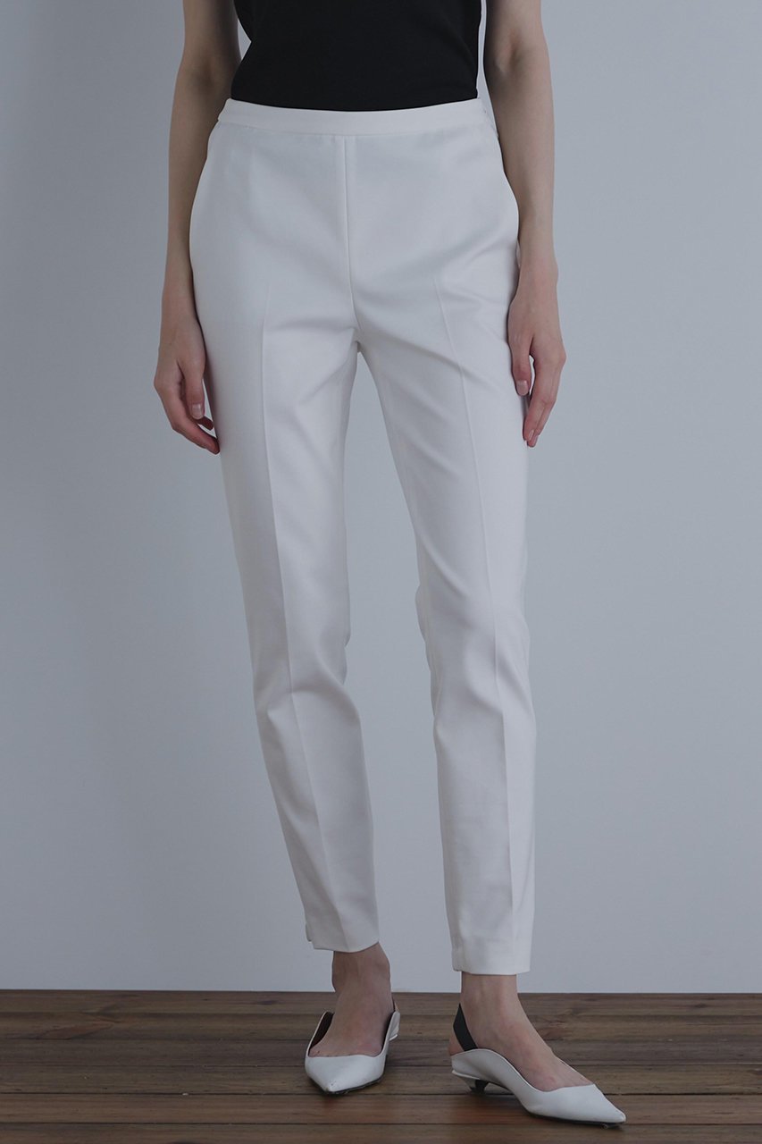【ル フィル/LE PHIL】の《LE PHIL》ダブルクロスストレッチテーパードパンツ インテリア・キッズ・メンズ・レディースファッション・服の通販 founy(ファニー) ファッション Fashion レディースファッション Fashion for Women パンツ Pants & Trousers スタンダード Standard, Basic テーパード Tapered, Tapered Pants エレガント 上品 Elegant ホワイト|ID: prp329100004610732 ipo3291000000035470632
