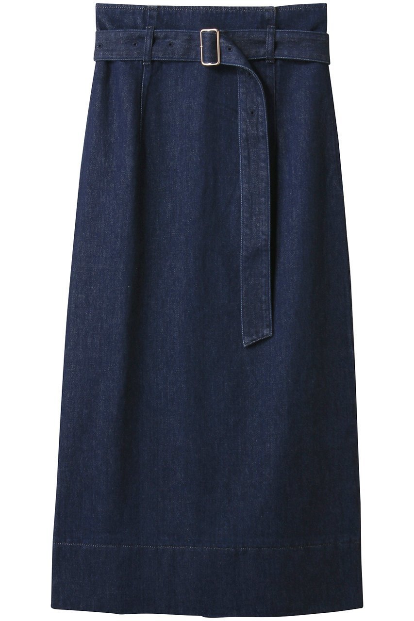 【ベイジ,/BEIGE,】のNAVIGLIO(ナヴィリオ)/ベルト付きハイウエストデニムスカート インテリア・キッズ・メンズ・レディースファッション・服の通販 founy(ファニー) 　ファッション　Fashion　レディースファッション　Fashion for Women　スカート　Skirts　デニムスカート・カジュアルスカート　Denim Skirts　ロングスカート　Long Skirts / Maxi & Midi Skirts　ベルト&ウエストマーク　Belts & Waist Accessories　デニム　Denim, Jeans Material　ロング　Long, Long-Length　Indigo|ID: prp329100004610733 ipo3291000000035676748