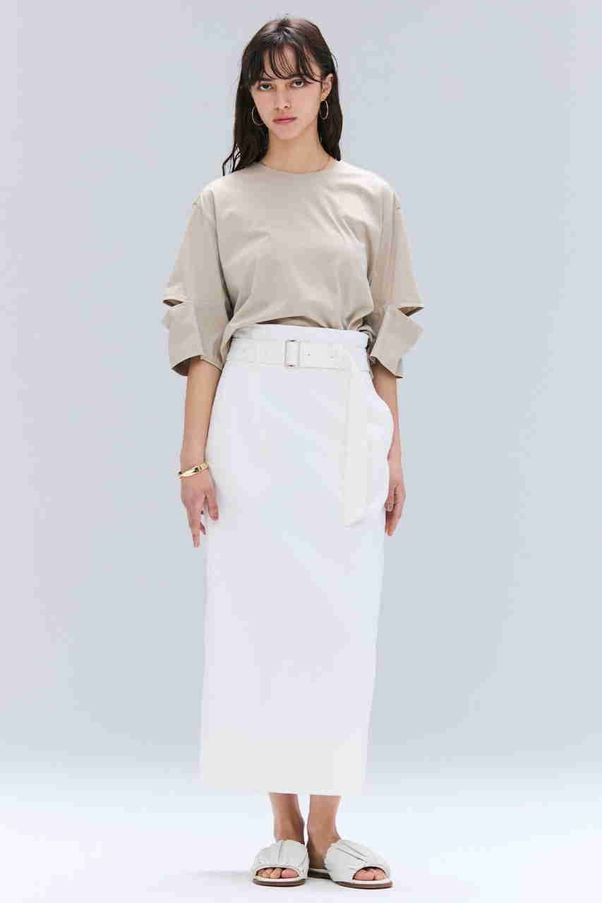 【ベイジ,/BEIGE,】のNAVIGLIO(ナヴィリオ)/ベルト付きハイウエストデニムスカート 人気、トレンドファッション・服の通販 founy(ファニー) 　ファッション　Fashion　レディースファッション　Fashion for Women　スカート　Skirts　デニムスカート・カジュアルスカート　Denim Skirts　ロングスカート　Long Skirts / Maxi & Midi Skirts　ベルト&ウエストマーク　Belts & Waist Accessories　デニム　Denim, Jeans Material　ロング　Long, Long-Length　other-8|ID: prp329100004610733 ipo3291000000035676760