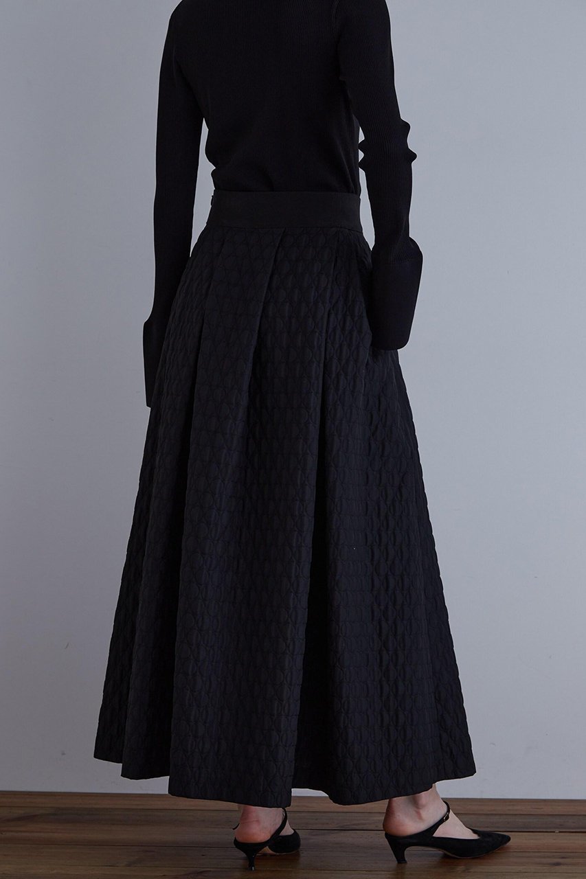 【ル フィル/LE PHIL】のサークルジャガードスカート 人気、トレンドファッション・服の通販 founy(ファニー) 　ファッション　Fashion　レディースファッション　Fashion for Women　スカート　Skirts　ロングスカート　Long Skirts / Maxi & Midi Skirts　おすすめ　Recommended / Our Picks　サークル　Circle, Round Design　シンプル　Simple, Minimal　ジャカード／ジャガード　Jacquard, Woven Pattern　スタンダード　Standard, Basic　ドレス　Dress, One-Piece　マキシ　Maxi, Full Length　モチーフ　Motif, Design Theme　ランダム　Random, Irregular　ロング　Long, Long-Length　other-5|ID: prp329100004610739 ipo3291000000032990154