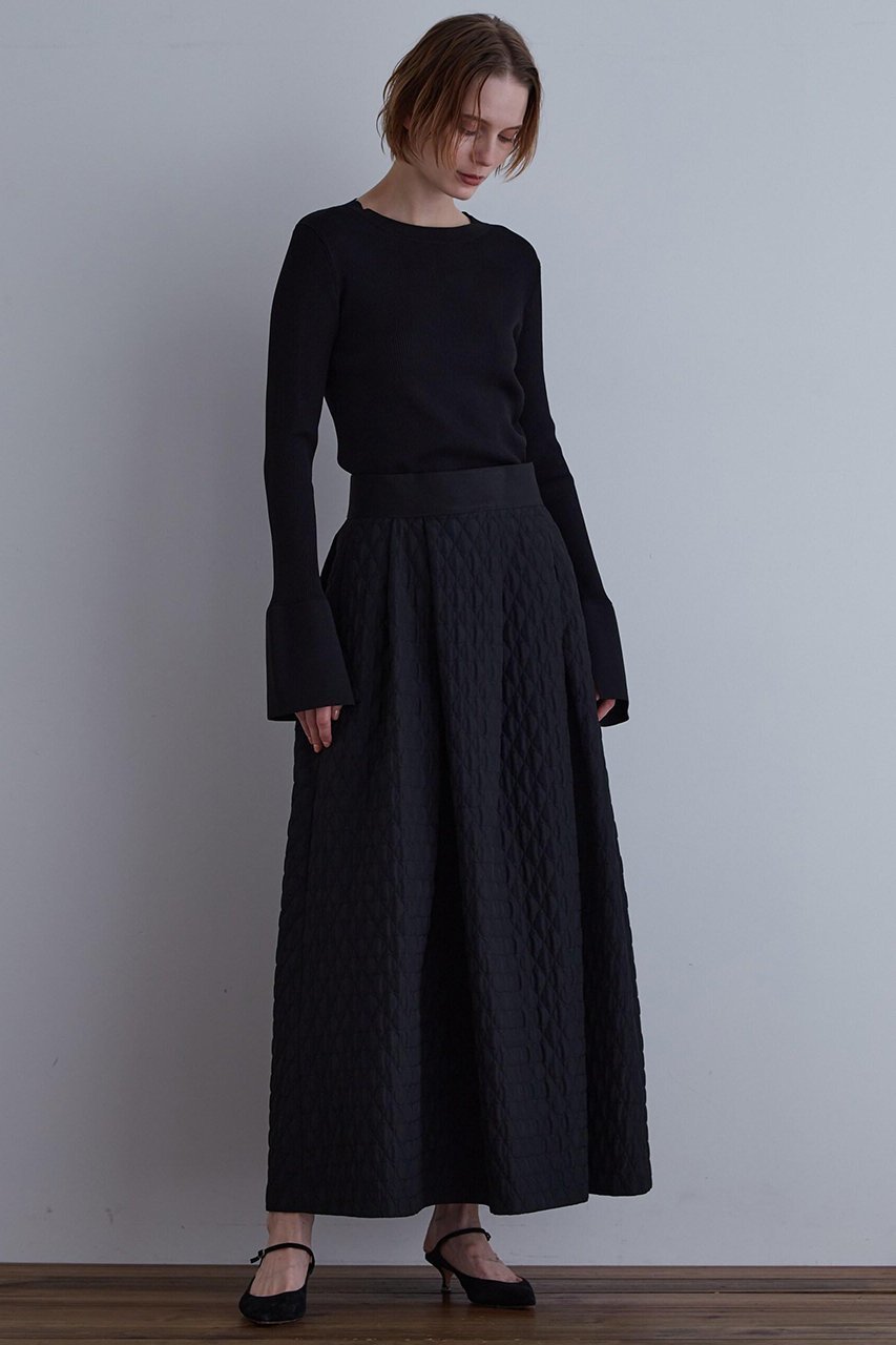 【ル フィル/LE PHIL】のサークルジャガードスカート 人気、トレンドファッション・服の通販 founy(ファニー) 　ファッション　Fashion　レディースファッション　Fashion for Women　スカート　Skirts　ロングスカート　Long Skirts / Maxi & Midi Skirts　おすすめ　Recommended / Our Picks　サークル　Circle, Round Design　シンプル　Simple, Minimal　ジャカード／ジャガード　Jacquard, Woven Pattern　スタンダード　Standard, Basic　ドレス　Dress, One-Piece　マキシ　Maxi, Full Length　モチーフ　Motif, Design Theme　ランダム　Random, Irregular　ロング　Long, Long-Length　other-3|ID: prp329100004610739 ipo3291000000035470687