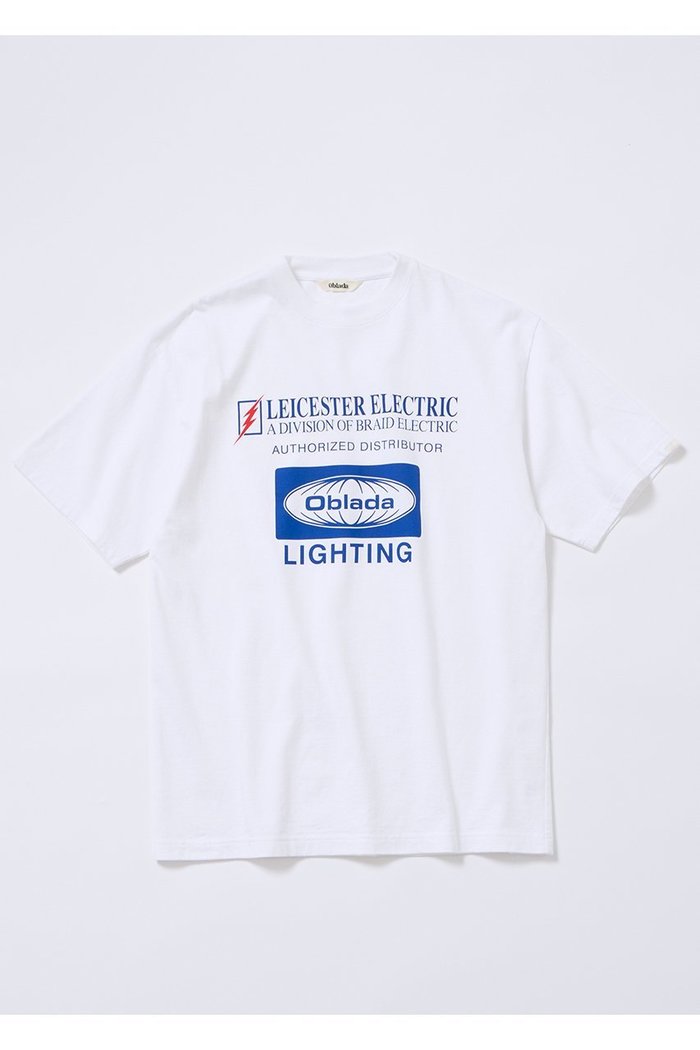 【オブラダ/Oblada】のELECTRIC Tシャツ インテリア・キッズ・メンズ・レディースファッション・服の通販 founy(ファニー) https://founy.com/ ファッション Fashion レディースファッション Fashion for Women トップス・カットソー Cut & Sew Tops シャツ・ブラウス・オフィスカジュアル Elegant Blouses & Button-Ups ロングTシャツ・Tシャツ Longline T-Shirts & Tees カットソー・ベーシックTシャツ Cut-and-Sewn Tops / Stretch Tees & Basics ショート Short, Short Length スリーブ Sleeve, Long Sleeve / Short Sleeve フェミニン Feminine, Girly フロント Front, Front Design プリント Print, Printed Pattern 新作・新入荷 New Arrivals / New In |ID: prp329100004612538 ipo3291000000033013716