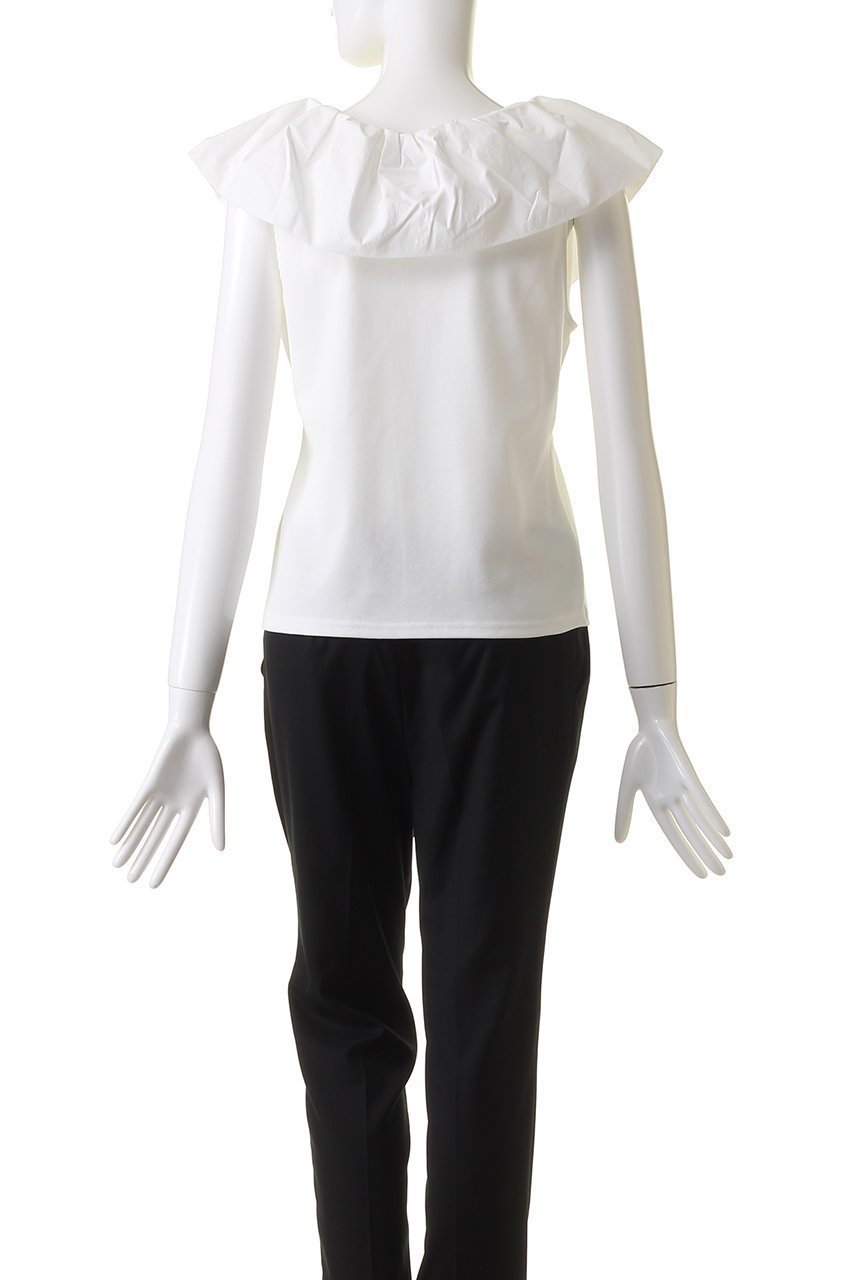 【オブラダ/Oblada】のELIZABETH ノースリーブトップス 人気、トレンドファッション・服の通販 founy(ファニー) 　ファッション　Fashion　レディースファッション　Fashion for Women　トップス・カットソー　Cut & Sew Tops　キャミソール&ノースリーブ　Camisoles & Sleeveless Tops　シャツ・ブラウス・オフィスカジュアル　Elegant Blouses & Button-Ups　ロングTシャツ・Tシャツ　Longline T-Shirts & Tees　カットソー・ベーシックTシャツ　Cut-and-Sewn Tops / Stretch Tees & Basics　とろみ　Fluid, Flowy Fabric　キャミソール　Camisole, Spaghetti Strap Top　スリム　Slim, Slim Fit　タンク　Tank Top, Sleeveless Top　フリル　Frill, Ruffle　エレガント 上品　Elegant　夏　Summer　新作・新入荷　New Arrivals / New In　春　Spring　S/S・春夏　SS, Spring/Summer, Warm Season　other-4|ID: prp329100004612539 ipo3291000000033013732
