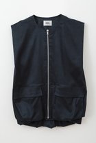 【ハー/HER.】の【7/17 12:00販売開始】フロントジップベストブラウス 人気、トレンドファッション・服の通販 founy(ファニー) ファッション Fashion レディースファッション Fashion for Women アウター Coat / Outerwear Collection トップス・カットソー Cut & Sew Tops シャツ・ブラウス・オフィスカジュアル Elegant Blouses & Button-Ups ベスト&ジレ / 重ね着スタイル Vests & Gilets ショート Short, Short Length スリーブ Sleeve, Long Sleeve / Short Sleeve バルーン Balloon, Balloon Silhouette ベスト Vest, Waistcoat ポケット Pocket, Pocket Detail 新作・新入荷 New Arrivals / New In thumbnail ネイビー|ID: prp329100004612540 ipo3291000000033013737