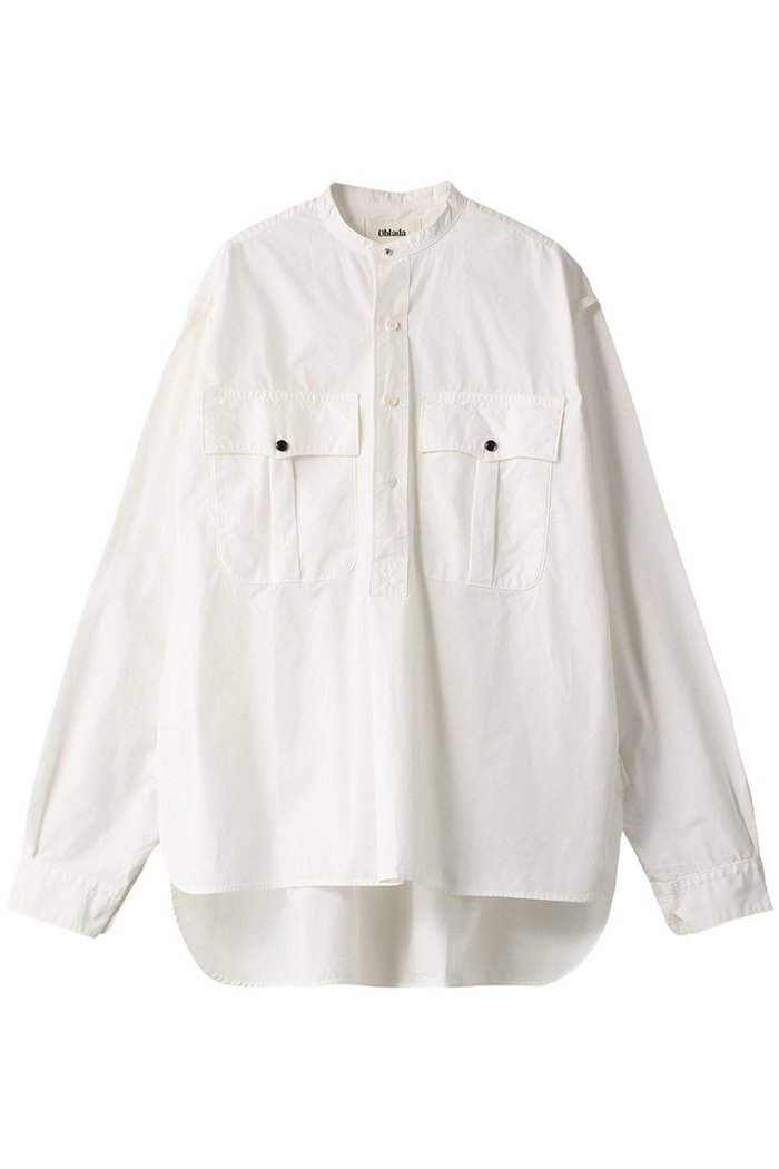 【オブラダ/Oblada】のポストマンシャツ インテリア・キッズ・メンズ・レディースファッション・服の通販 founy(ファニー) https://founy.com/ ファッション Fashion レディースファッション Fashion for Women トップス・カットソー Cut & Sew Tops シャツ・ブラウス・オフィスカジュアル Elegant Blouses & Button-Ups シンプル Simple, Minimal スリーブ Sleeve, Long Sleeve / Short Sleeve ロング Long, Long-Length 新作・新入荷 New Arrivals / New In |ID: prp329100004612541 ipo3291000000033013746