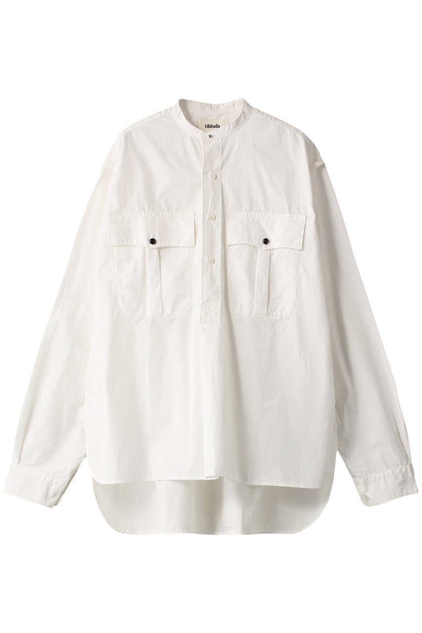 【オブラダ/Oblada】のポストマンシャツ 人気、トレンドファッション・服の通販 founy(ファニー) 　ファッション　Fashion　レディースファッション　Fashion for Women　トップス・カットソー　Cut & Sew Tops　シャツ・ブラウス・オフィスカジュアル　Elegant Blouses & Button-Ups　シンプル　Simple, Minimal　スリーブ　Sleeve, Long Sleeve / Short Sleeve　ロング　Long, Long-Length　新作・新入荷　New Arrivals / New In　 other-1|ID: prp329100004612541 ipo3291000000033013746
