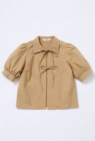 【オブラダ/Oblada】のROONEY ブラウス 人気、トレンドファッション・服の通販 founy(ファニー) ファッション Fashion レディースファッション Fashion for Women トップス・カットソー Cut & Sew Tops シャツ・ブラウス・オフィスカジュアル Elegant Blouses & Button-Ups ギャザー Gathered, Ruffled ショート Short, Short Length スリーブ Sleeve, Long Sleeve / Short Sleeve デニム Denim, Jeans Material リボン Ribbon, Bow 再入荷 Restock / Back in Stock |ID:prp329100004612542