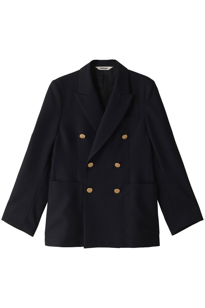 【オブラダ/Oblada】のFITZ ブレザー インテリア・キッズ・メンズ・レディースファッション・服の通販 founy(ファニー) https://founy.com/ ファッション Fashion レディースファッション Fashion for Women アウター Coat / Outerwear Collection レディースジャケット・軽アウター Jackets ジャケット Jacket, Outerwear スマート Smart, Elegant ダブル Double, Double-Breasted デニム Denim, Jeans Material バランス Balance, Style Balance パッチ Patch, Appliqué ベスト Vest, Waistcoat ポケット Pocket, Pocket Detail エレガント 上品 Elegant 新作・新入荷 New Arrivals / New In |ID: prp329100004612543 ipo3291000000033013767