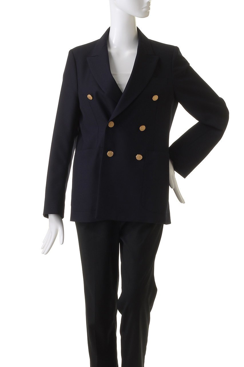 【オブラダ/Oblada】のFITZ ブレザー 人気、トレンドファッション・服の通販 founy(ファニー) 　ファッション　Fashion　レディースファッション　Fashion for Women　アウター　Coat / Outerwear Collection　レディースジャケット・軽アウター　Jackets　ジャケット　Jacket, Outerwear　スマート　Smart, Elegant　ダブル　Double, Double-Breasted　デニム　Denim, Jeans Material　バランス　Balance, Style Balance　パッチ　Patch, Appliqué　ベスト　Vest, Waistcoat　ポケット　Pocket, Pocket Detail　エレガント 上品　Elegant　新作・新入荷　New Arrivals / New In　other-2|ID: prp329100004612543 ipo3291000000033013769