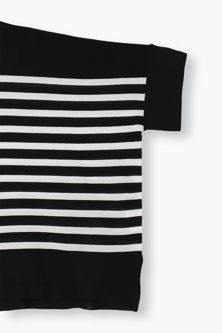 【レリル/lelill】のハイテクケープニット(ボーダー) 人気、トレンドファッション・服の通販 founy(ファニー) 　ファッション　Fashion　レディースファッション　Fashion for Women　トップス・カットソー　Cut & Sew Tops　ニット　Knit Tops & Sweaters　カジュアルプルオーバー・ニットトップス　Pullovers & Knit Tops / Casual Pullovers　ボーダー　Border, Stripe　ワイド　Wide, Wide Fit　人気　Popular, Best Seller　定番　Standard, Basic Item　新作・新入荷　New Arrivals / New In　軽量　Lightweight, Ultra Light　other-5|ID: prp329100004612544 ipo3291000000033013783