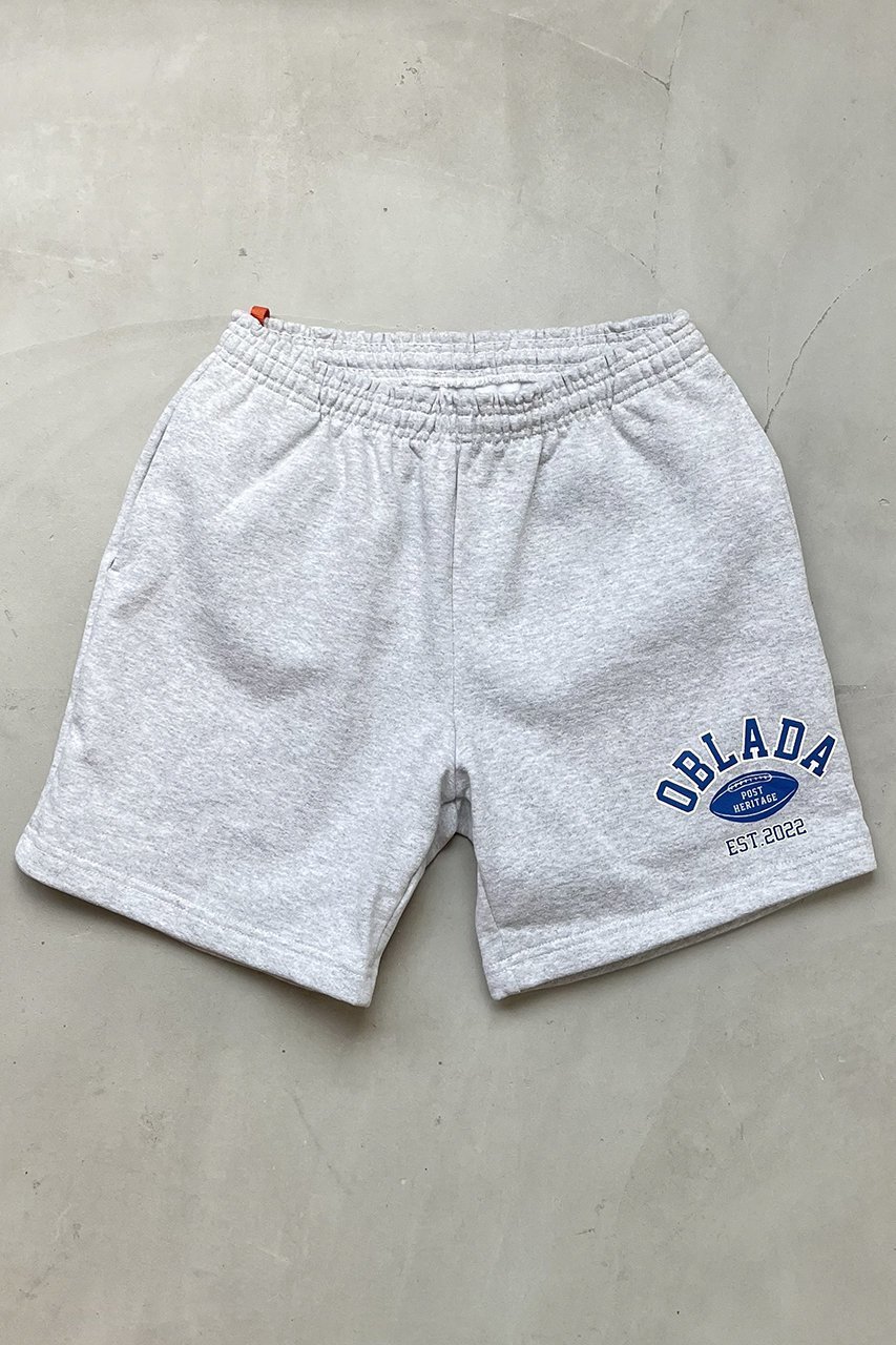 【オブラダ/Oblada】のRUGBY SWEAT ショートパンツ インテリア・キッズ・メンズ・レディースファッション・服の通販 founy(ファニー) 　ファッション　Fashion　レディースファッション　Fashion for Women　パンツ　Pants & Trousers　ショートパンツ・ハーフパンツ　High-Waisted & Relaxed Shorts　オレンジ　Orange　グラフィック　Graphic, Graphic Design　ショート　Short, Short Length　ループ　Loop, Loop Knit　再入荷　Restock / Back in Stock　グレー|ID: prp329100004612549 ipo3291000000033013820