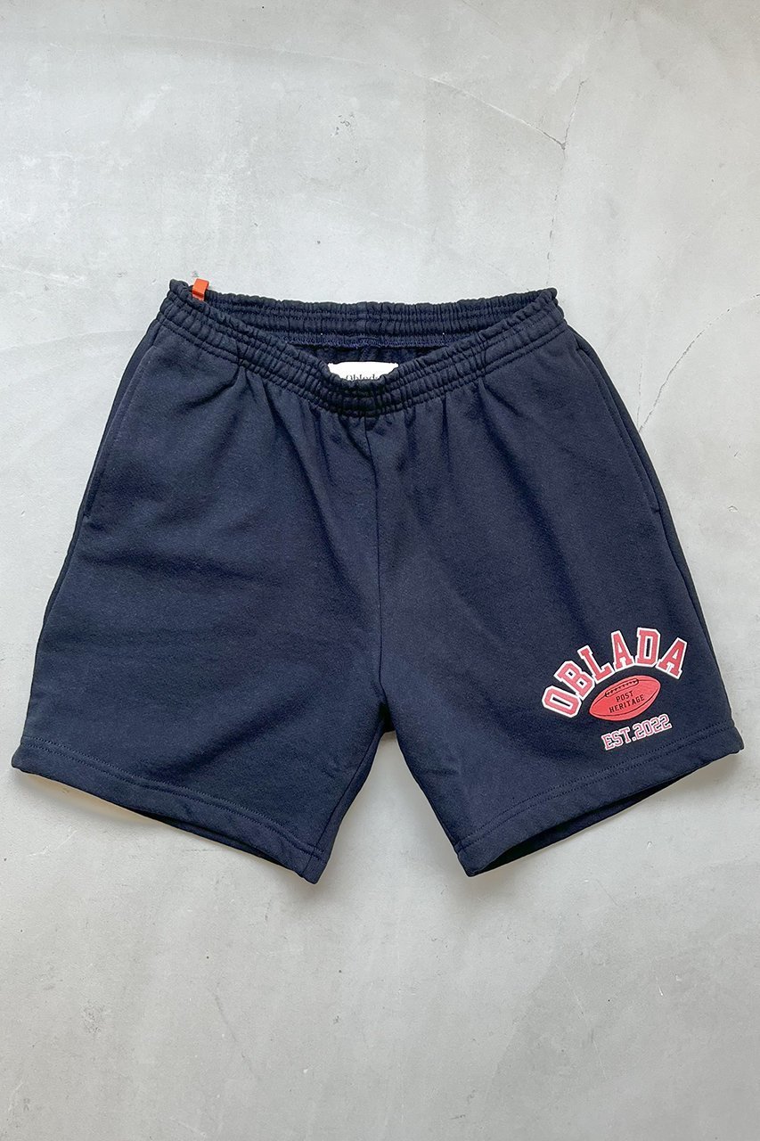 【オブラダ/Oblada】のRUGBY SWEAT ショートパンツ インテリア・キッズ・メンズ・レディースファッション・服の通販 founy(ファニー) 　ファッション　Fashion　レディースファッション　Fashion for Women　パンツ　Pants & Trousers　ショートパンツ・ハーフパンツ　High-Waisted & Relaxed Shorts　オレンジ　Orange　グラフィック　Graphic, Graphic Design　ショート　Short, Short Length　ループ　Loop, Loop Knit　再入荷　Restock / Back in Stock　ネイビー|ID: prp329100004612549 ipo3291000000033013821