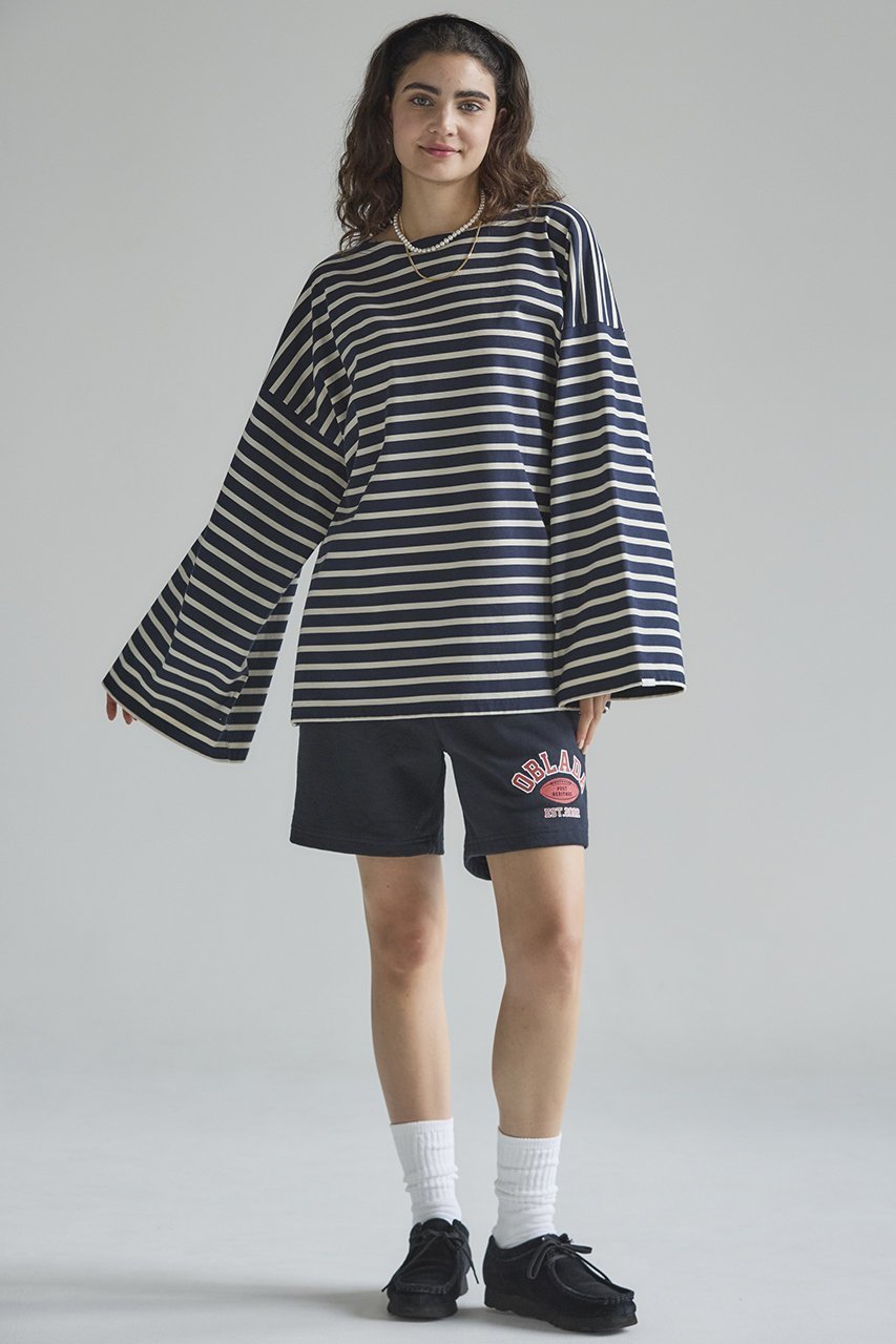【オブラダ/Oblada】のRUGBY SWEAT ショートパンツ 人気、トレンドファッション・服の通販 founy(ファニー) 　ファッション　Fashion　レディースファッション　Fashion for Women　パンツ　Pants & Trousers　ショートパンツ・ハーフパンツ　High-Waisted & Relaxed Shorts　オレンジ　Orange　グラフィック　Graphic, Graphic Design　ショート　Short, Short Length　ループ　Loop, Loop Knit　再入荷　Restock / Back in Stock　other-3|ID: prp329100004612549 ipo3291000000033013823