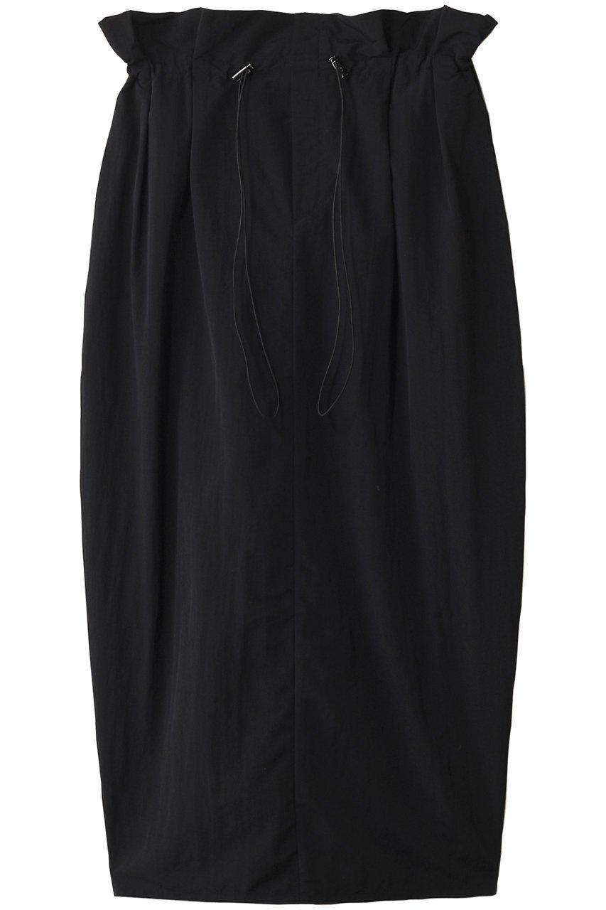 【ハー/HER.】のドロストナイロンスカート インテリア・キッズ・メンズ・レディースファッション・服の通販 founy(ファニー) 　ファッション　Fashion　レディースファッション　Fashion for Women　スカート　Skirts　ロングスカート　Long Skirts / Maxi & Midi Skirts　ギャザー　Gathered, Ruffled　トレンド　Trend, Trending Now　ロング　Long, Long-Length　ブラック|ID: prp329100004612553 ipo3291000000035723001