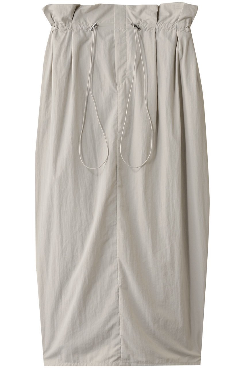 【ハー/HER.】のドロストナイロンスカート インテリア・キッズ・メンズ・レディースファッション・服の通販 founy(ファニー) 　ファッション　Fashion　レディースファッション　Fashion for Women　スカート　Skirts　ロングスカート　Long Skirts / Maxi & Midi Skirts　ギャザー　Gathered, Ruffled　トレンド　Trend, Trending Now　ロング　Long, Long-Length　ベージュ|ID: prp329100004612553 ipo3291000000035723002