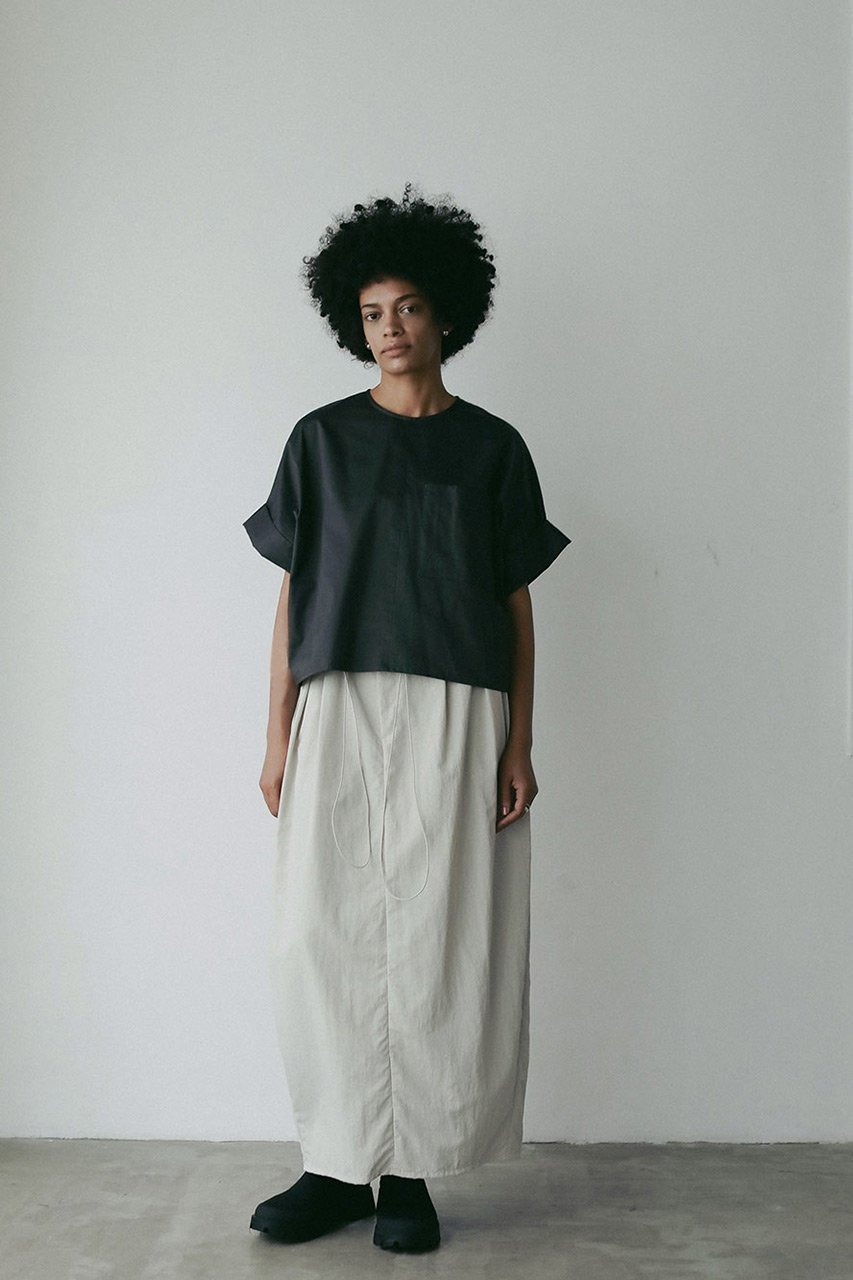 【ハー/HER.】のドロストナイロンスカート 人気、トレンドファッション・服の通販 founy(ファニー) 　ファッション　Fashion　レディースファッション　Fashion for Women　スカート　Skirts　ロングスカート　Long Skirts / Maxi & Midi Skirts　ギャザー　Gathered, Ruffled　トレンド　Trend, Trending Now　ロング　Long, Long-Length　other-7|ID: prp329100004612553 ipo3291000000035723008