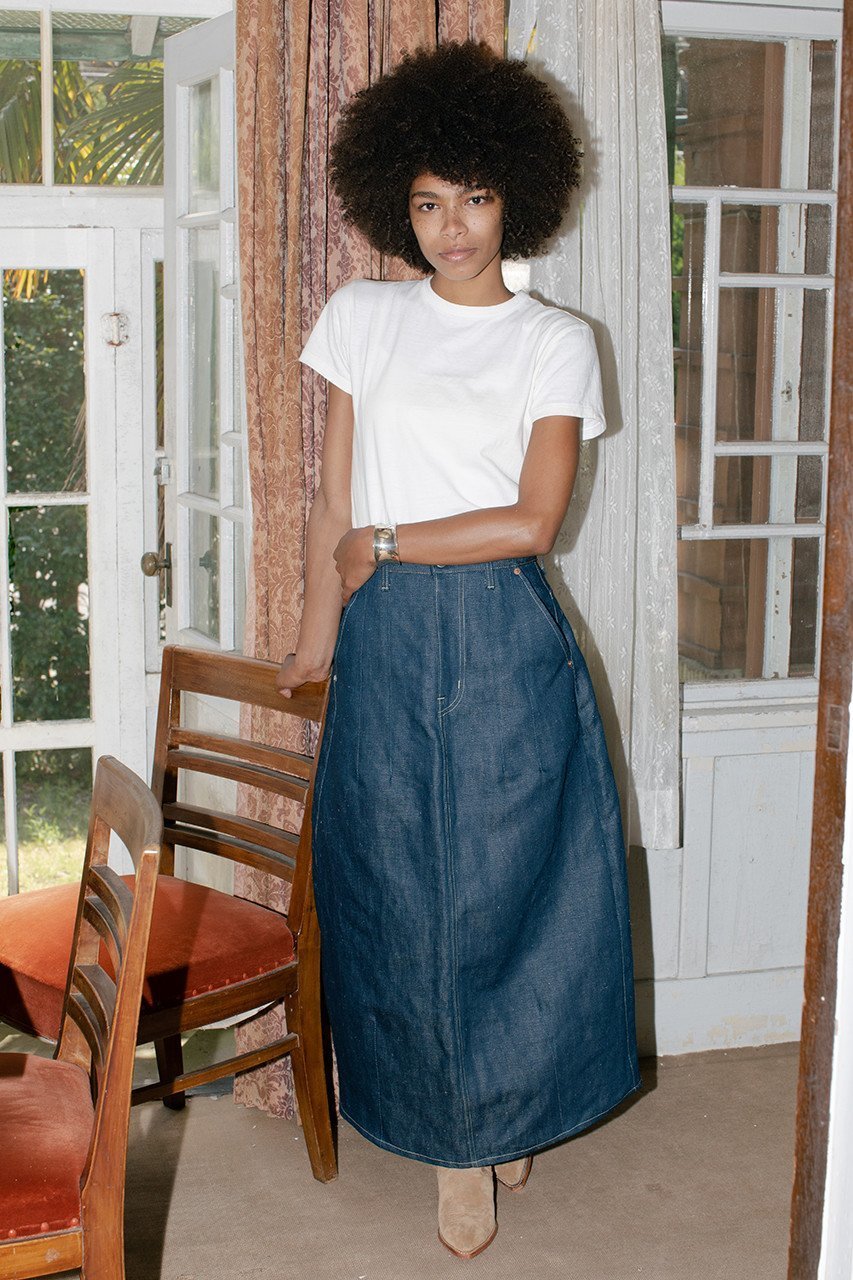 【オブラダ/Oblada】のMONROE デニムスカート 人気、トレンドファッション・服の通販 founy(ファニー) 　ファッション　Fashion　レディースファッション　Fashion for Women　スカート　Skirts　デニムスカート・カジュアルスカート　Denim Skirts　ロングスカート　Long Skirts / Maxi & Midi Skirts　デニム　Denim, Jeans Material　ロング　Long, Long-Length　定番　Standard, Basic Item　other-7|ID: prp329100004612556 ipo3291000000033013887