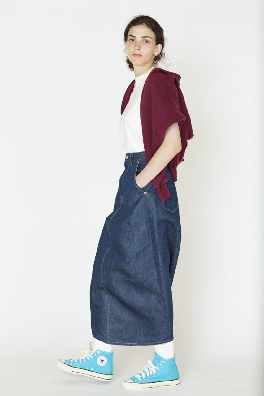 【オブラダ/Oblada】のMONROE デニムスカート 人気、トレンドファッション・服の通販 founy(ファニー) 　ファッション　Fashion　レディースファッション　Fashion for Women　スカート　Skirts　デニムスカート・カジュアルスカート　Denim Skirts　ロングスカート　Long Skirts / Maxi & Midi Skirts　デニム　Denim, Jeans Material　ロング　Long, Long-Length　定番　Standard, Basic Item　other-8|ID: prp329100004612556 ipo3291000000033013888