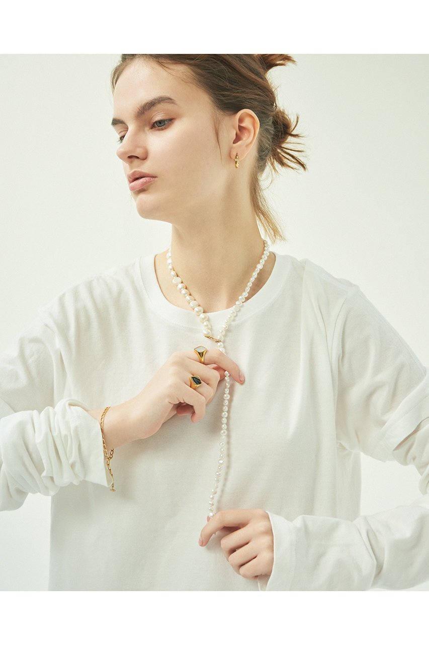 【プリーク/Preek】のBAROQUE PEARL LARIAT ネックレス 人気、トレンドファッション・服の通販 founy(ファニー) 　ファッション　Fashion　レディースファッション　Fashion for Women　ジュエリー　Jewelry　ネックレス　Necklaces & Pendants　2025年　2025　2025-2026秋冬・A/W　Autumn/Winter 2025–26 AW25–26　ジュエリー　Jewelry, Accessories　ネックレス　Necklace, Pendant Necklace　ハーフ　Half, Half-Length　パール　Pearl, Pearl Accent　メタル　Metal, Metal Parts　A/W・秋冬　Autumn/Winter　other-5|ID: prp329100004613224 ipo3291000000033020996