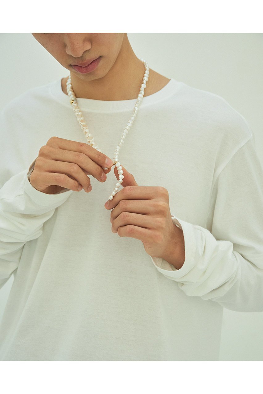 【プリーク/Preek】のBAROQUE PEARL LARIAT ネックレス 人気、トレンドファッション・服の通販 founy(ファニー) 　ファッション　Fashion　レディースファッション　Fashion for Women　ジュエリー　Jewelry　ネックレス　Necklaces & Pendants　2025年　2025　2025-2026秋冬・A/W　Autumn/Winter 2025–26 AW25–26　ジュエリー　Jewelry, Accessories　ネックレス　Necklace, Pendant Necklace　ハーフ　Half, Half-Length　パール　Pearl, Pearl Accent　メタル　Metal, Metal Parts　A/W・秋冬　Autumn/Winter　other-8|ID: prp329100004613224 ipo3291000000033020999