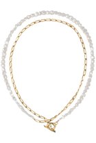 【プリーク/Preek】のBAROQUE PEARL CHAIN 3WAY ネックレス 人気、トレンドファッション・服の通販 founy(ファニー) ファッション Fashion レディースファッション Fashion for Women ジュエリー Jewelry ネックレス Necklaces & Pendants 2025年 2025 2025-2026秋冬・A/W Autumn/Winter 2025–26 AW25–26 エレガント 上品 Elegant シンプル Simple, Minimal チェーン Chain, Chain Strap ネックレス Necklace, Pendant Necklace バロック Baroque, Baroque Design パール Pearl, Pearl Accent ロング Long, Long-Length A/W・秋冬 Autumn/Winter thumbnail ゴールド|ID: prp329100004613229 ipo3291000000033021021
